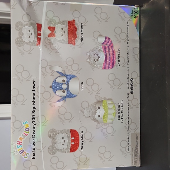 Squishmallows Exclusive Disney 100th Anniversary 5 Piece Set- New In Box - Picture 6 of 6